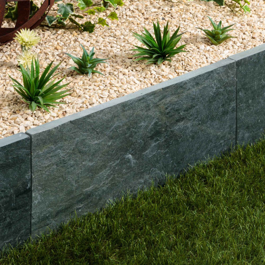 Bordure de jardin Ardoise Verte 60x30x3 cm