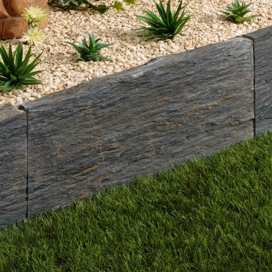Bordure de jardin Schiste 60x30x3-7 cm