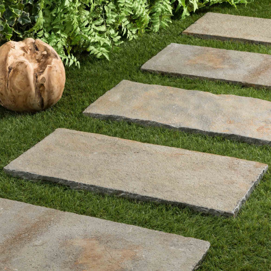 Pas japonais Rectangle Pierre de Tandur Beige 80x40x4 cm