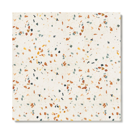 Carrelage Véritable Terrazzo Adouci Roma 60x60x2 cm