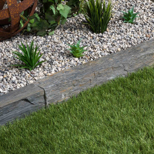 Bordure de jardin Schiste 150x3-7x3-7 cm