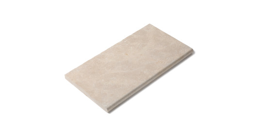 Margelle de piscine pierre naturelle Atlas Beige 61x33x3 cm Bord 1/2 Rond
