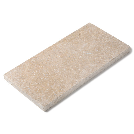 Margelle de piscine pierre naturelle Egypte Beige 60x30x3 cm Bord Droit