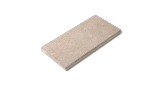 Margelle de piscine pierre naturelle Egypte Beige 60x30x3 cm Bord 1/2 Rond