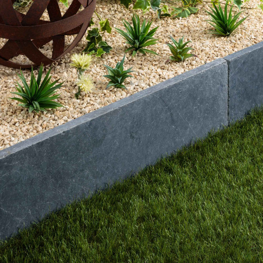 Bordure de jardin Pierre Bleue du Vietnam 100x30x3 cm