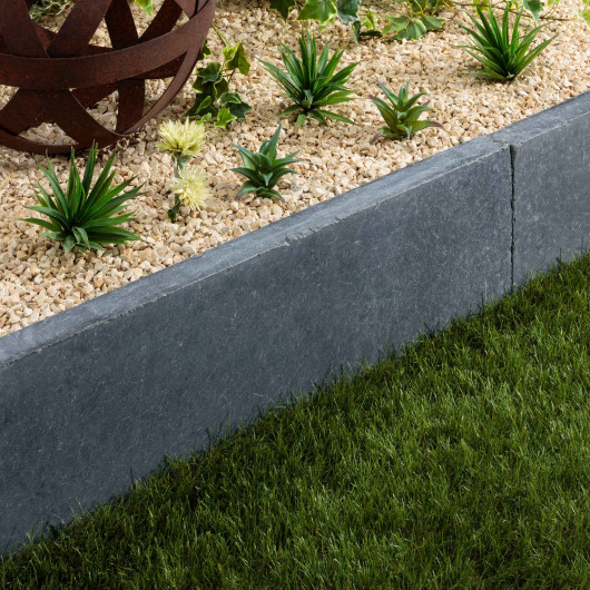 Bordure de jardin Pierre Bleue du Vietnam 100x30x5 cm