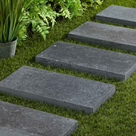 Pas japonais Rectangle Pierre d'Egypte Grise 60x30x5 cm