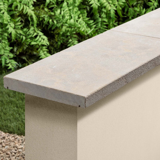 Couvertine Pierre de l'Atlas Beige 60x30x4 cm avec larmiers