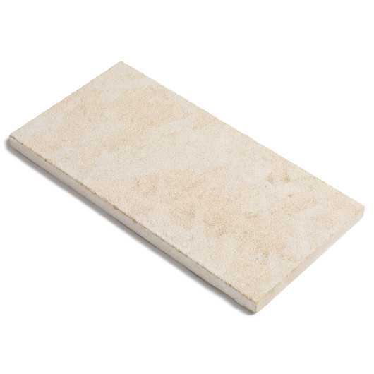 Dessus de marche Pierre de l'Atlas Beige 60x30x3 cm Bord Droit