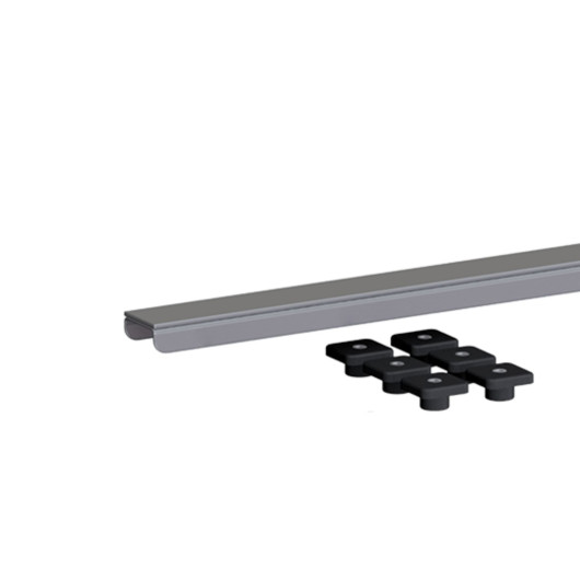 Grille pleine design pour siphon écoulement linéaire - Sopro