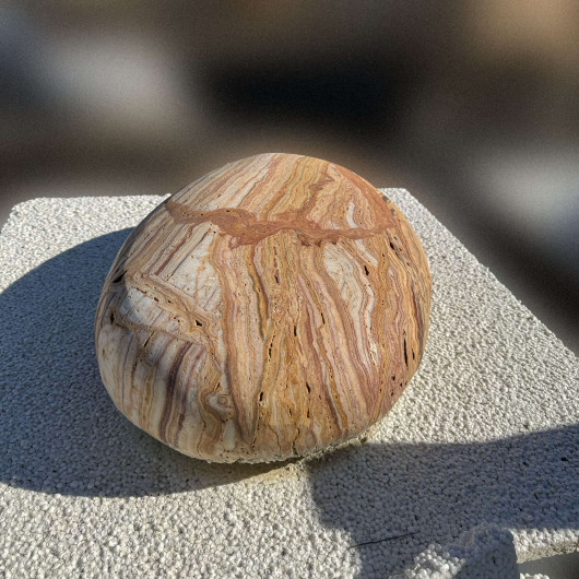 Galet plat décoratif pierre naturelle Onyx 005 - Gros