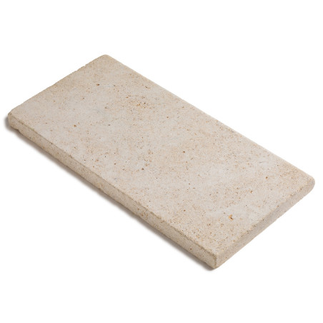 Dessus de marche pierre de Bourgogne Semond Doré 60x30x3,8 cm Bord Droit
