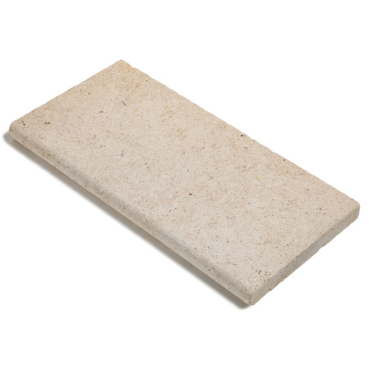 Dessus de marche Pierre de Bourgogne Semond Doré 60x30x3,8 cm Bord 1/2 Rond