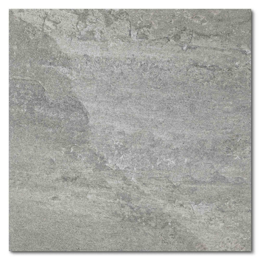 Carrelage sol extérieur effet pierre Gris Quartz PIETRA 60x60x2 cm