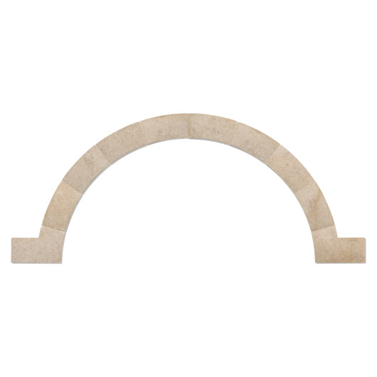 Margelles pour escalier roman Egypte Bronze R150x30x3 cm Bord 1/2 Rond