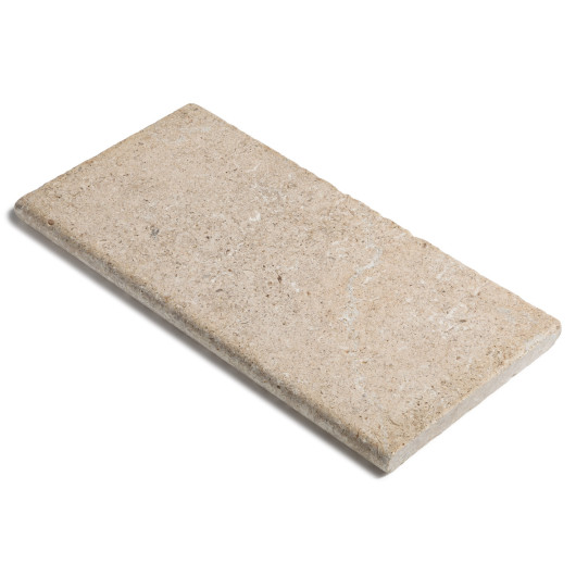 Dessus de marche pierre naturelle Egypte Bronze 60x30x3 cm Bord ½ Rond