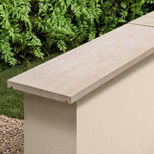 Couvertine Pierre de Bourgogne Semond Doré 100x30x3 cm