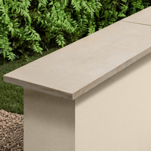 Couvertine Pierre de l'Atlas Beige 100x35x3 cm