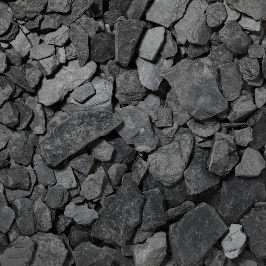 Paillage Ardoise Noire 30-90 mm - Big Bag 1300 kg