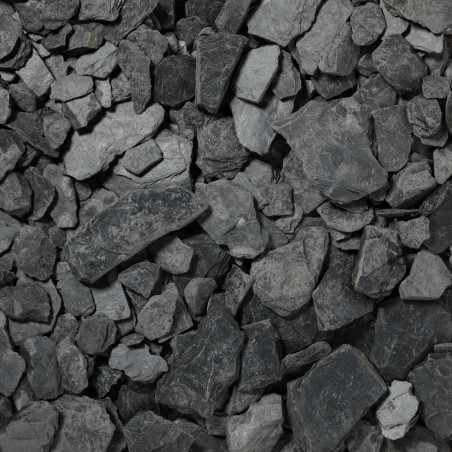 Paillage Ardoise Noire 30-90 mm - Big Bag 1300 kg