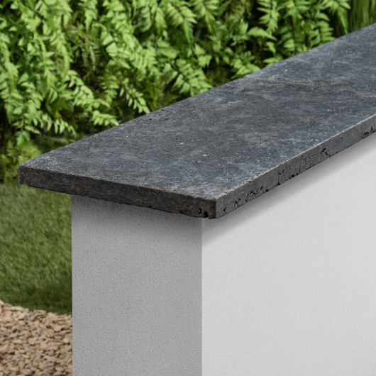 Couvertine Pierre d'Egypte Grise 60x30x3 cm avec larmiers