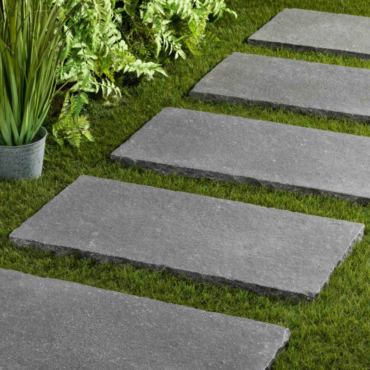 Pas japonais Rectangle Pierre de Tandur Gris 80x40x4 cm