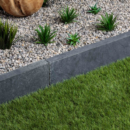 Bordure de jardin Pierre Bleue du Vietnam 100x20x5 cm