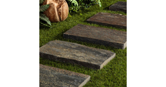 Pas japonais Rectangle Schiste 60x30x3-7 cm