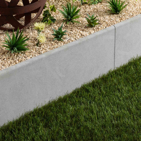Bordure de jardin Pierre de l'Atlas Gris 100x35x3 cm