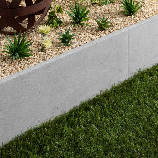 Bordure de jardin Pierre de l'Atlas Gris 100x35x3 cm