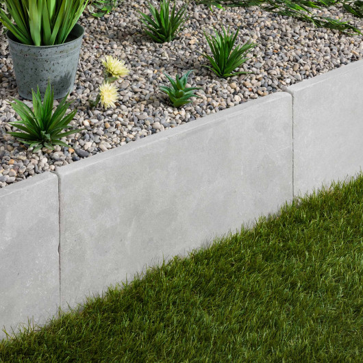 Bordure de jardin Pierre de l'Atlas Gris 60x40x3 cm