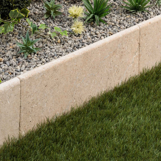 Bordure de jardin Pierre d'Egypte Bronze 60x30x3 cm