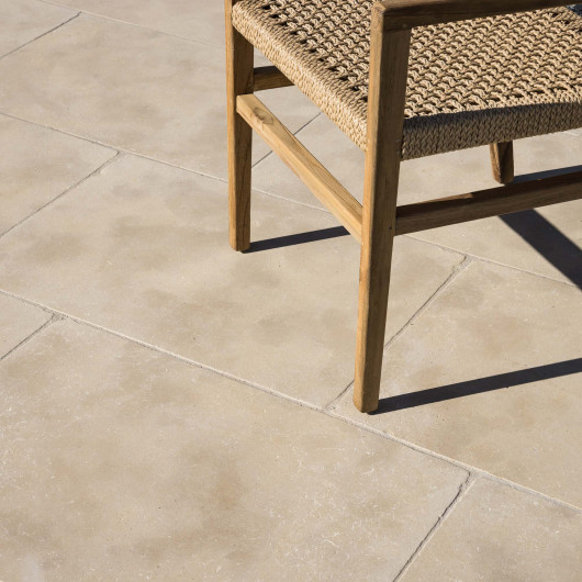 Dallage Pierre de l'Atlas Beige 75x50x1,5 cm - Intérieur et Extérieur