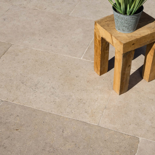 Dallage Pierre d'Egypte Beige 85x55x2 cm - Intérieur et Extérieur
