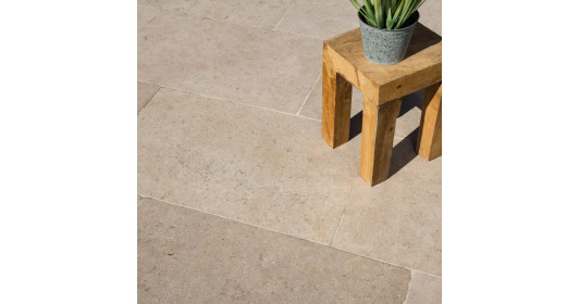Dallage Pierre d'Egypte Beige 85x55x2 cm - Intérieur et Extérieur