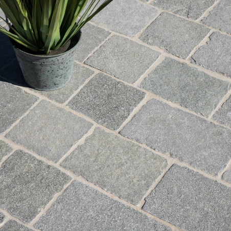 Pavé Pierre de Tandur Gris Longueur Libre x15x2,2 cm