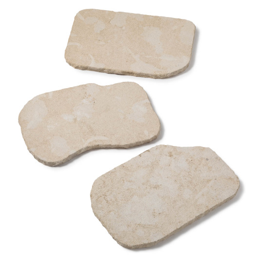 Pas japonais Irrégulier Pierre de l'Atlas Beige 60-40x3 cm