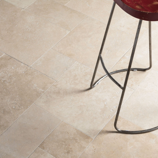 Carrelage Travertin Beige Clair Opus 4 x1,2 cm - Intérieur et Extérieur