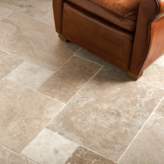 Carrelage Travertin Mix Opus 4 x1,2 cm - Intérieur et Extérieur