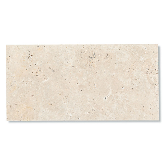Carrelage Travertin Beige Clair 40,6x20,3x1,2 cm - Intérieur et Extérieur