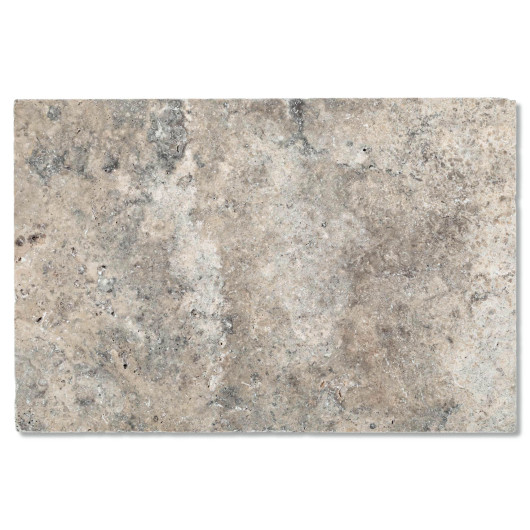 Dallage Travertin Gris Silver 61x40,6x3 cm - Extérieur