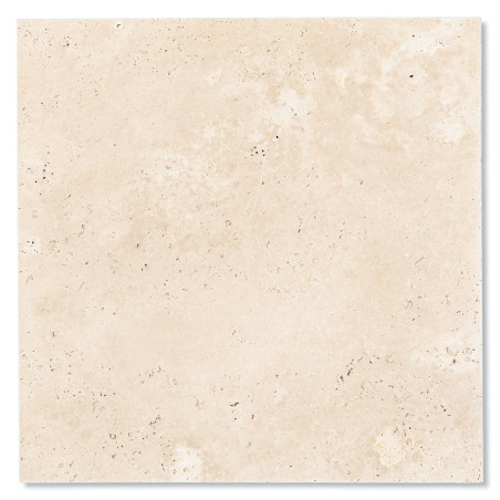 Carrelage Travertin Beige Clair 40,6x40,6x1,2 cm - Intérieur et Extérieur
