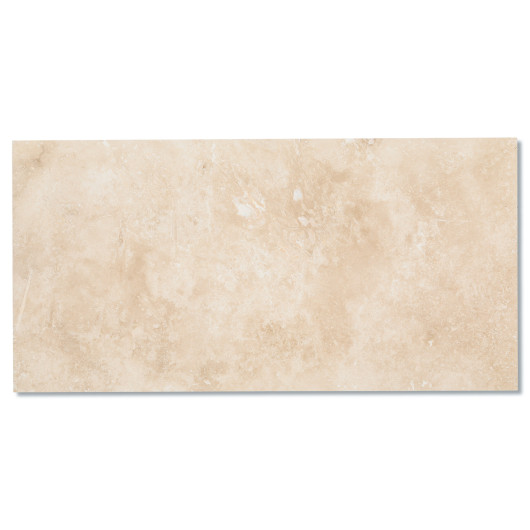 Carrelage Travertin Beige Clair Adouci 61x30,5x1,2 cm - Intérieur