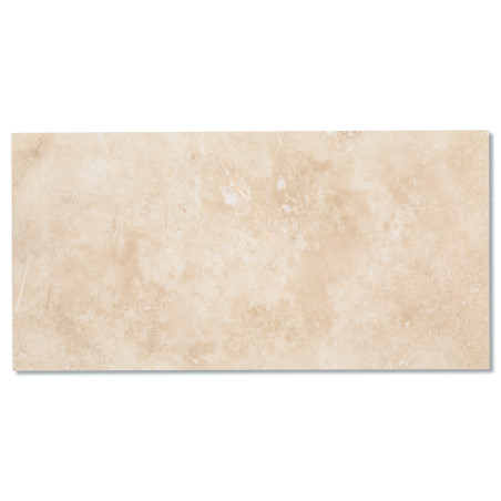 Carrelage Travertin Beige Clair Adouci 61x30,5x1,2 cm - Intérieur