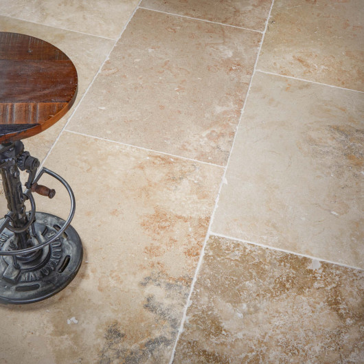 Carrelage Travertin Mix 90x60x1,5 cm - Intérieur et Extérieur