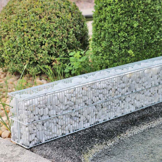 Bordure gabion prêt à remplir 80x10x15 cm (vendu vide)
