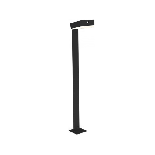 Borne solaire extérieure Kobra en Aluminium Noir - 93 cm