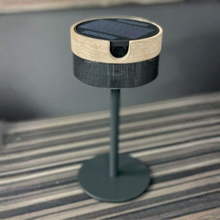 Lampe de table solaire extérieure BATEAK Noir