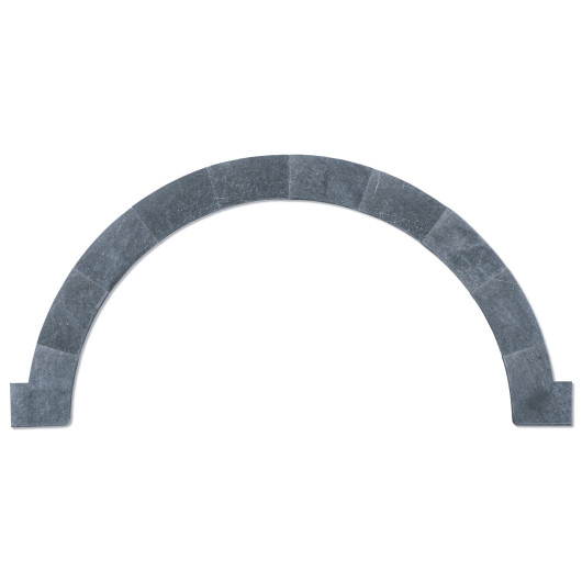 Margelles pour escalier roman Pierre Bleue du Vietnam 150x30x3 cm Bord 1/2 Rond