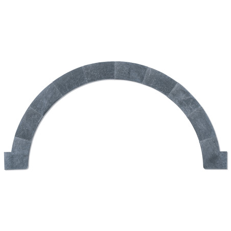 Margelles pour escalier roman Pierre Bleue du Vietnam 150x30x3 cm Bord 1/2 Rond
